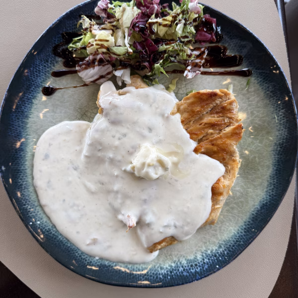 Piept de pui cu sos gorgonzola
