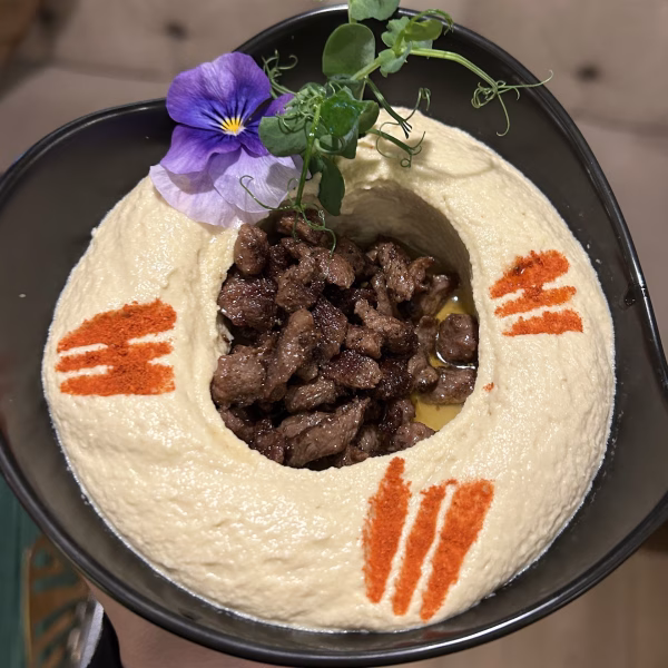 Hommous cu carne de vită 230g