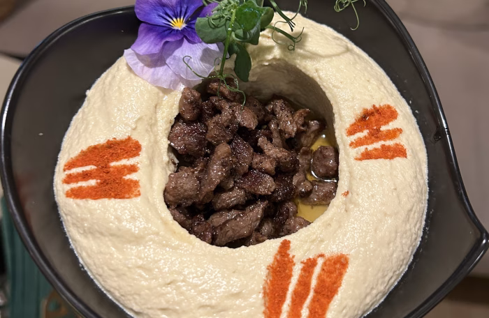 Hommous cu carne de vită 230g