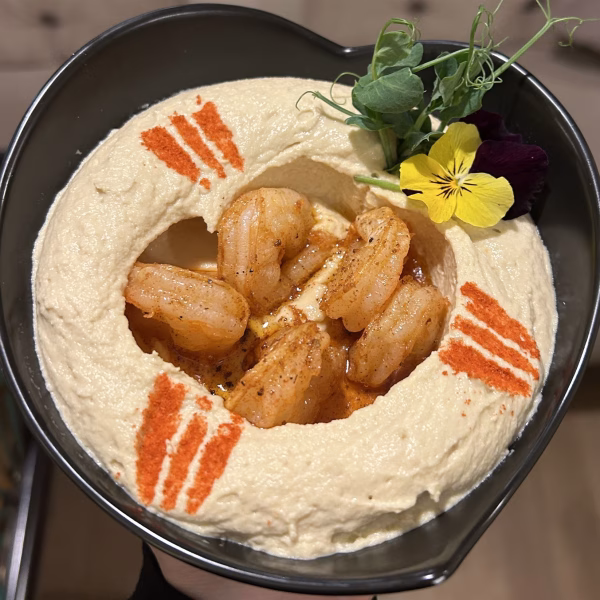 Hommous cu creveți baby 230g