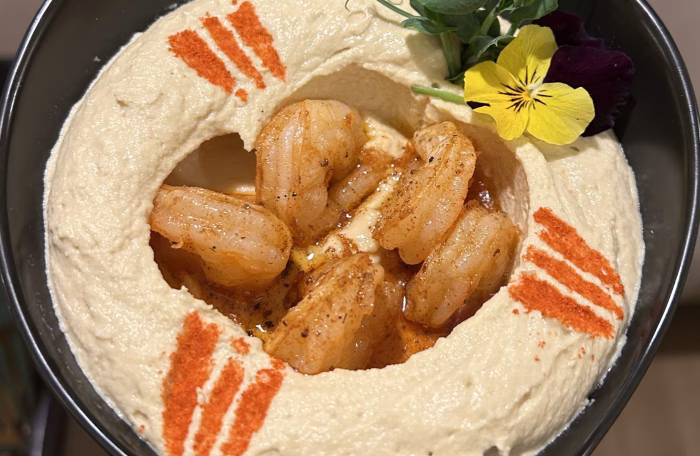 Hommous cu creveți baby 230g